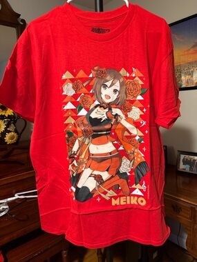 Meiko Graphic Short Sleeve Tee - Red